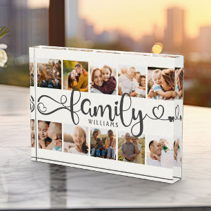 Style familial moderne Collage Chic 10 Bloc photo