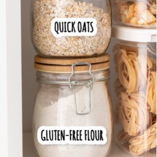 Style Farmhouse moderne épices & Pantry Étiquettes