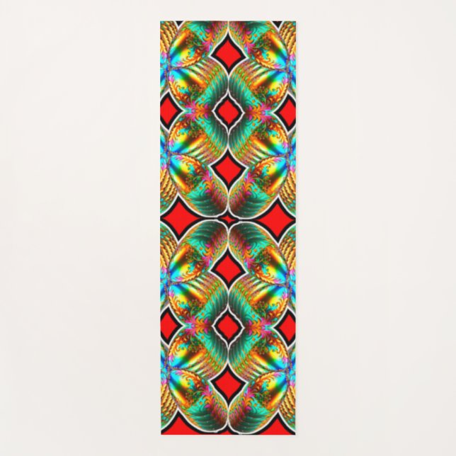 style fonctionnalité tapis de yoga créé par le dés (Devant)