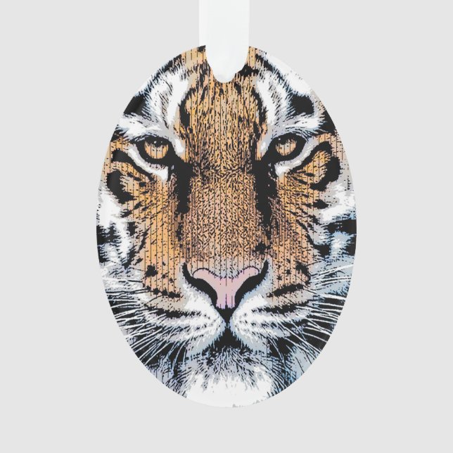 Style graphique Tiger Portrait (devant)