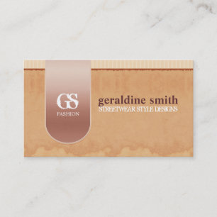 Style Grunge Fashion Designer Carte de visite