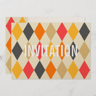 Style Harlequin  Invitation de groupe