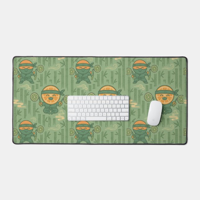 Style Japonais Orange Ninja Répétition (Clavier et souris)