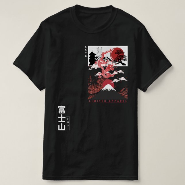 Style japonais T-shirt valeur hommes (Design devant)