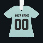 Style Jersey Sport Personnalisé<br><div class="desc">Ornement de style Jersey sportif personnalisé</div>