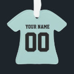 Style Jersey Sport Personnalisé<br><div class="desc">Ornement de style Jersey sportif personnalisé</div>