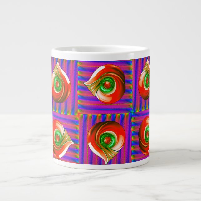 Style : Jumbo  Tasse de taille jumbo avec un desig (Devant)
