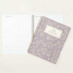 Style Lilac Floral Modèle Moderne Personnalisé<br><div class="desc">Style Floral Lilac Modèle Moderne Planner Personnalisé</div>