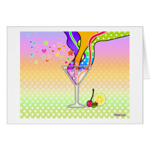 STYLE MARTINI D'ART DE POP D'ANNÉES '60