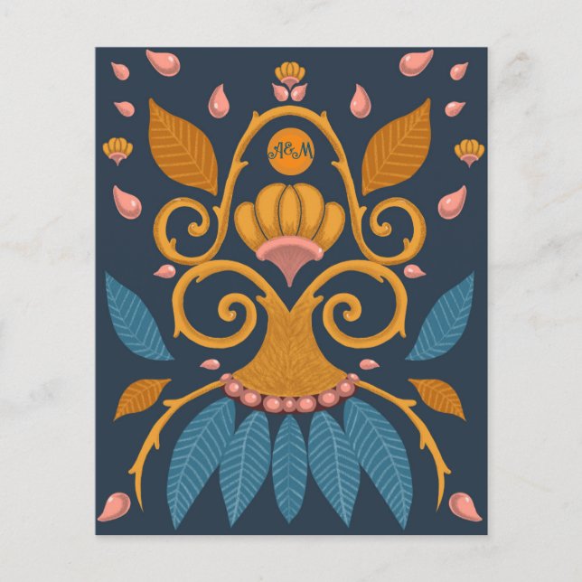 Style médiéval motif orné personnalisé (Devant)