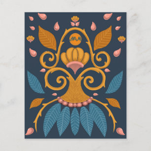 Style médiéval motif orné personnalisé