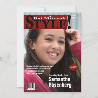 Style ! Merci Bourgogne de magazine de bat mitzvah