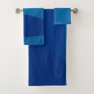 Style moderne Abstrait géométrique bleu