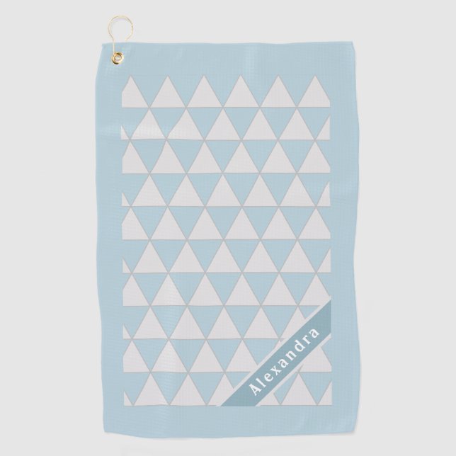 Style moderne Dames Serviette de golf personnalisé (Devant)