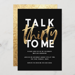 Style moderne élégante typographie girly or 30ème