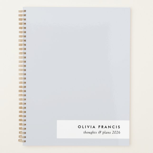 Style moderne minimal bleu gris couleur 2026 (Devant)