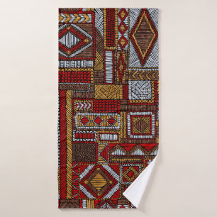 Style Patchwork Impression ethnique brodée