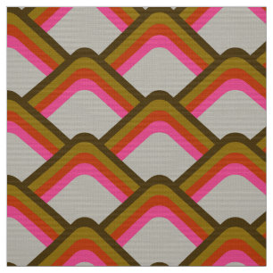 Style rétro 60s les années 70 tissu motif