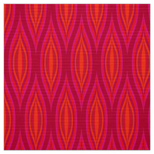 Style rétro 60s les années 70 tissu motif