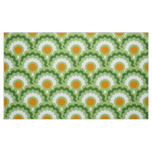 Style rétro 60s les années 70 tissu motif