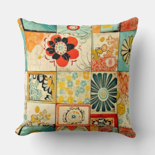 Style rétro Coussin sans couture