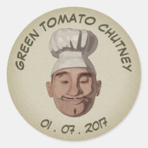 Style rétro Étiquette Jar personnalisé