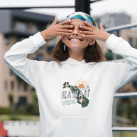 Style rétro Hawaii Silhouette Enfants