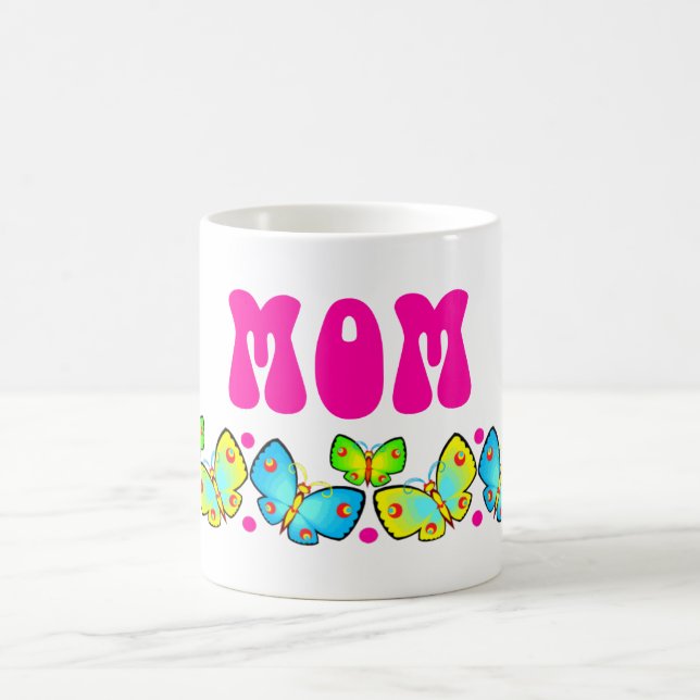Style rétro Hippie Maman Mugs (Centre)