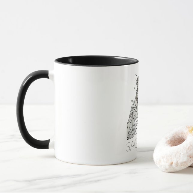 Style sage 2 de tasse de mode - "sauge de peinture (Avec donut)