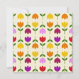 Style scandinave coloré sur Crm Flower Motif