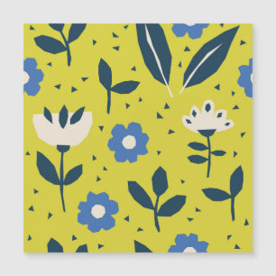 Style scandinave, motif sans couture fleurie.