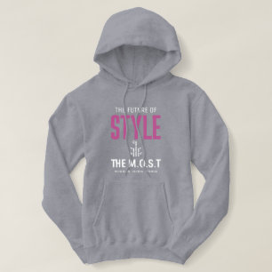Style : Sweat à capuche pour adulte (gris vif)