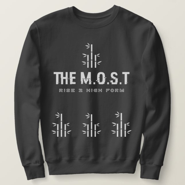 Style : Sweatshirt basique pour homme (gris foncé) (Design devant)