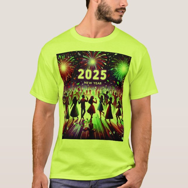 Style : T-Shirt de base pour hommes Confortable, d (Devant)