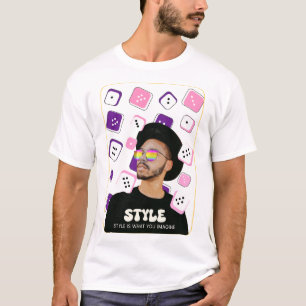 STYLE – T-Shirt graphique streetwear Attitude au