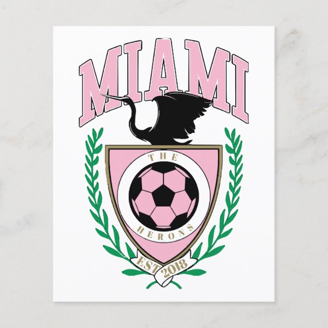 Style Varsity de football de Miami (Devant)