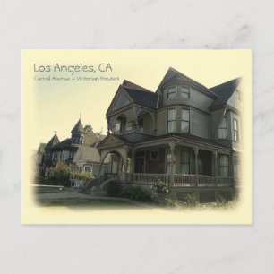 Style vintage Carroll Ave. Carte postale de Los An