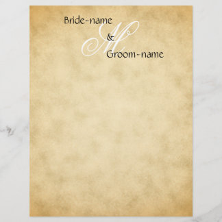 Style Vintage de monogramme de mariage personnalis