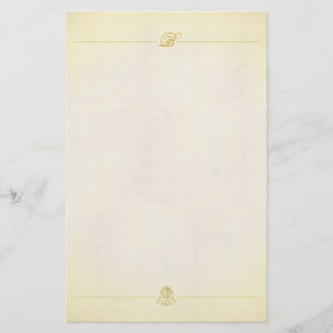 Style vintage de papier parcheminé de papeterie d