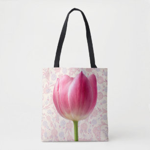 Style vintage Grand Sac fourre-tout de fleurs de t
