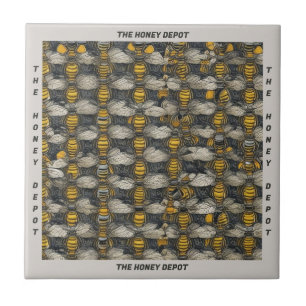 Style vintage HoneyBee Nom du Motif Carreaux en cé
