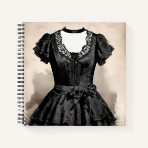 Style vintage Robe noire Fashion Journal Icône