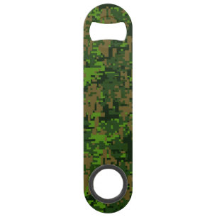 Style Woodland Camouflage vert numérique Accent