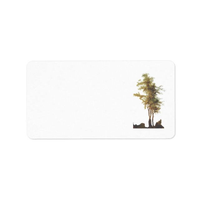 styles art et design étiquette de adresse (Devant)