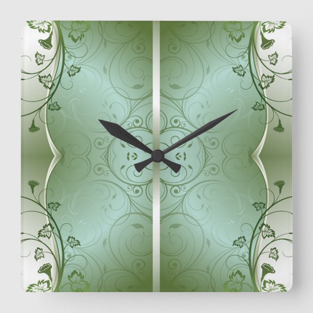 Styles classiques Défilement Horloge murale (Recto)