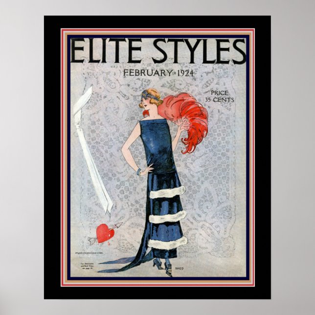 Styles d'élite Art Déco 1924 Couverture 16x20 (Devant)