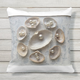 Stylisches coussins de coquille pour la zone