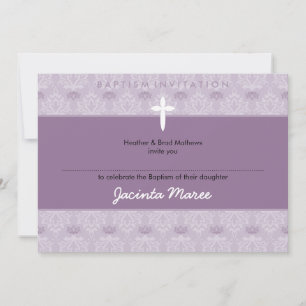 STYLISH BAPTISM INVITATIONS :: jolie 5aL