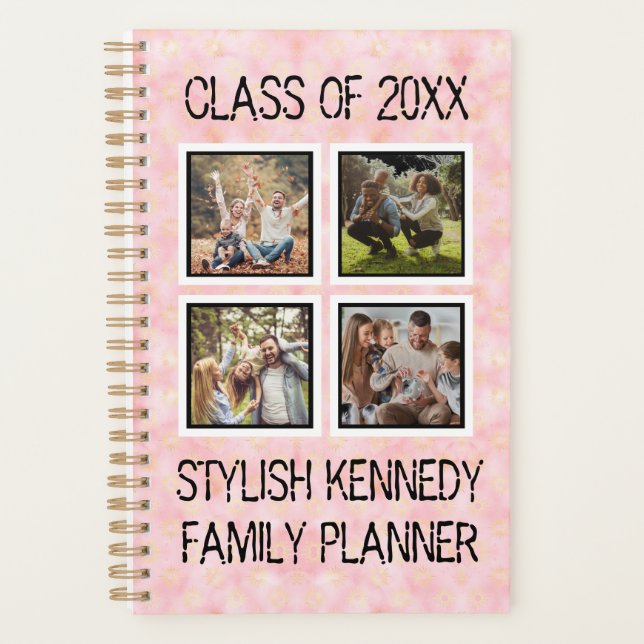 Stylish Kennedy Family Planner - Restez organisé w (Devant)