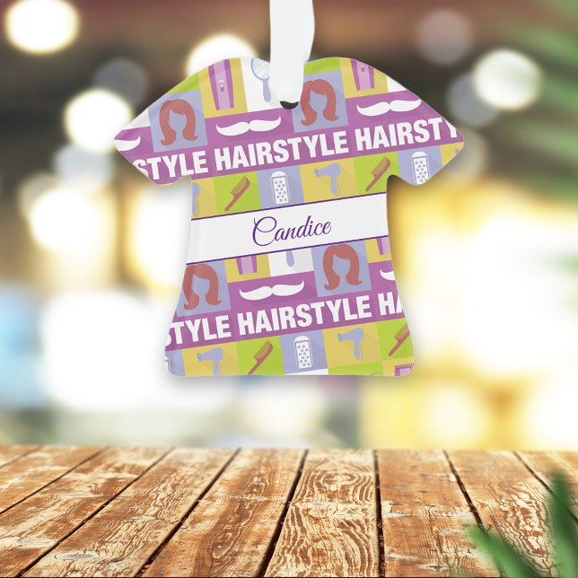 Styliste de cheveux Monogramme Pictogramme (Créateur téléchargé)